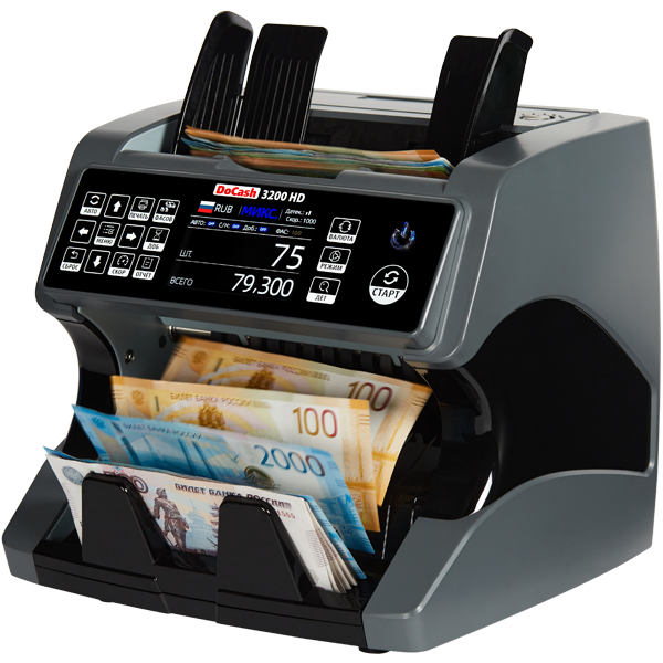 Счётчик банкнот DoCash 3200 HD CIS